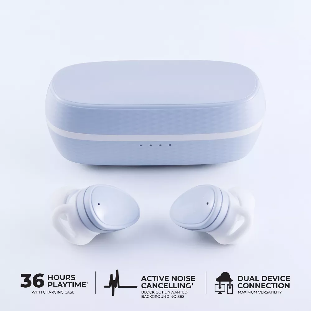 Hybrid ANC True Wireless Earbuds With Ambient Mode And IP44 Sweat Resistance