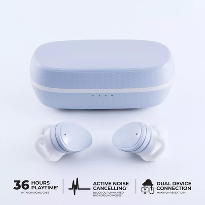 Hybrid ANC True Wireless Earbuds With Ambient Mode And IP44 Sweat Resistance