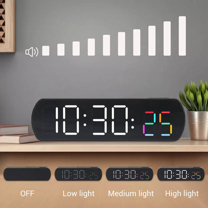 Multi‑Mode LED Digital Alarm Clock With Countdown & Snooze